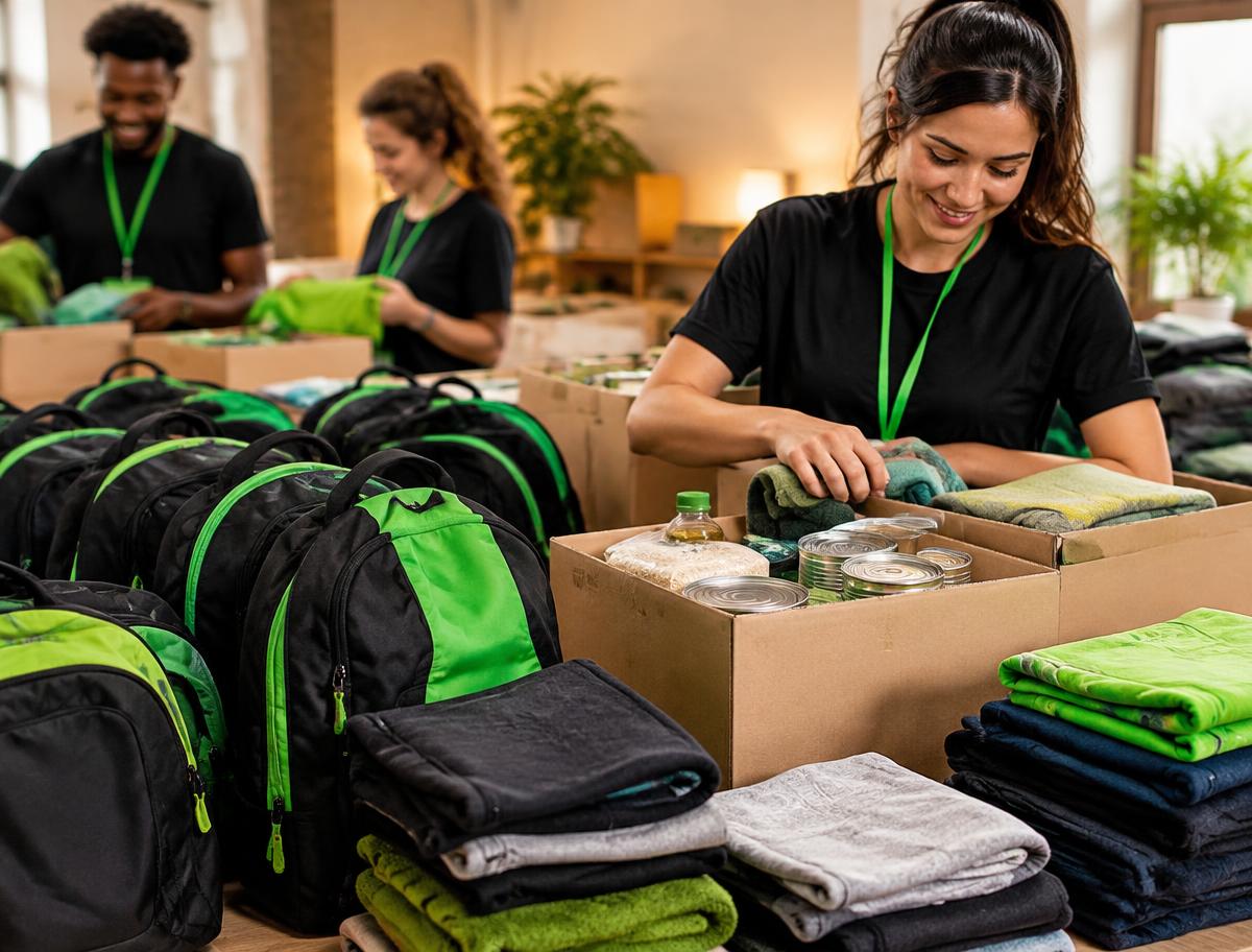 Relief supplies prepared for community outreach